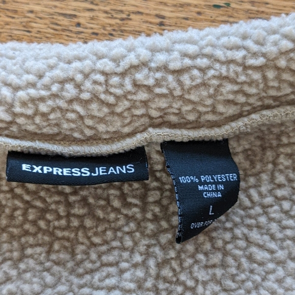 Vintage Express Fleece jacket size Large junior? - Picture 8 of 9
